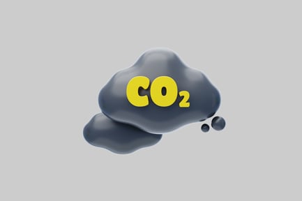 Preview: Co2 molecule cloud icon