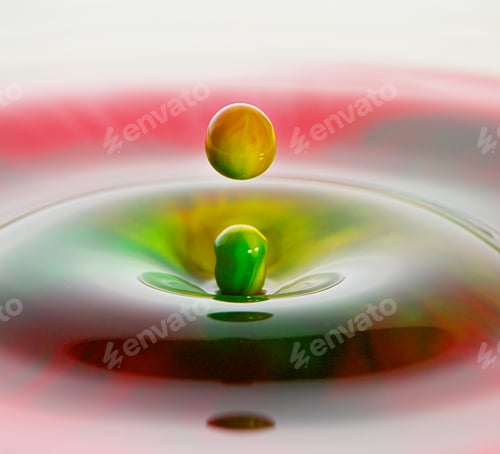 Preview: green and gold plash