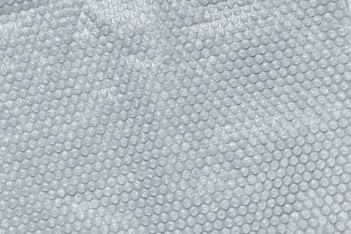 Preview: Blue bubble foil for wrapping, texture background