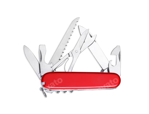 Preview: Swiss army knife isolated
