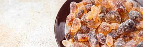 Preview: cane sugar crystal rock pieces candy brown sugar candied big rock caramel crystals sugar taste