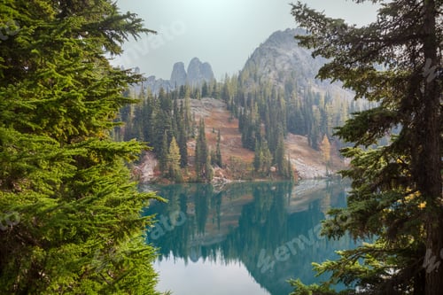 Preview: Mountains lake