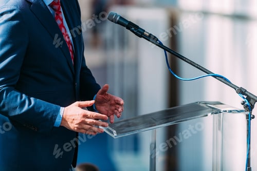 Preview: Politician Speaking During Election Campaign