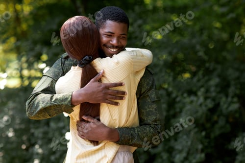 Preview: Man happy to see his wife