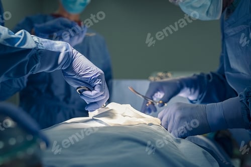 Preview: Close up of surgeons performing surgery
