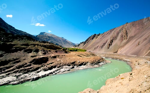 Preview: Mountain stream in Himalayas, Ladakh, India