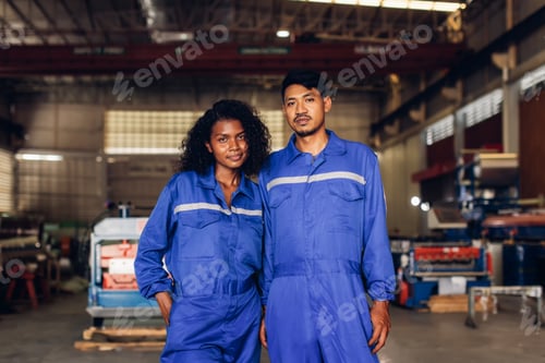 Preview: Foreman or worker in factory site .