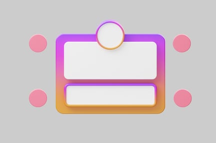 Preview: Gradient tabbed notification design