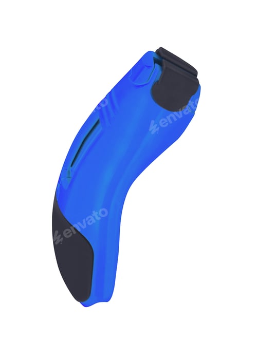 Preview: cordless machine for a hairstyle on a white background