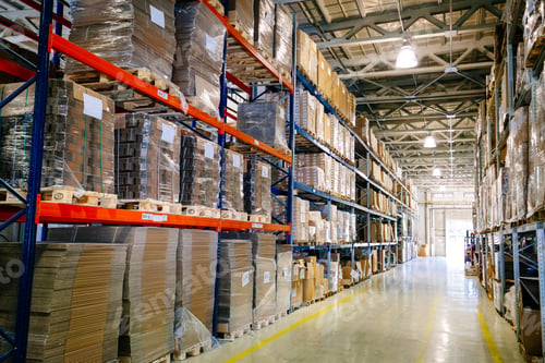 Preview: Interior of a modern warehouse