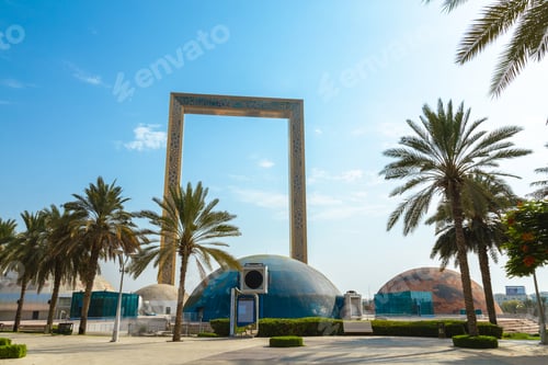 Preview: Dubai Frame in Zabeel Park in Dubai