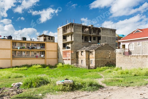 Preview: Ruin And Building Construction Site in Nairobi, Kenya