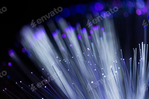Preview: Blue fiber optic