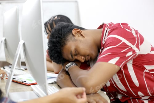 Preview: College Students Sleeping In Classroom