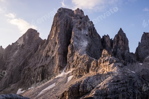 Preview: Beautiful shot of mountains under a clear sky at daytime