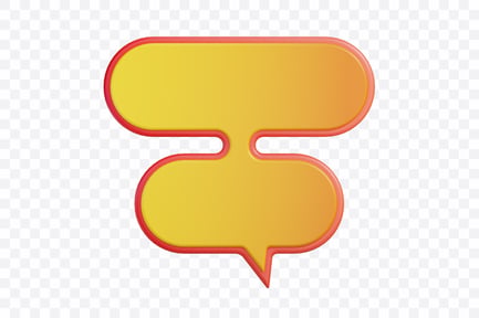 Preview: 3D Vertical Chat Bubble