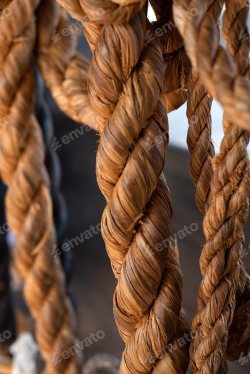 Preview: Thick twine for ships and boats, marine rope.