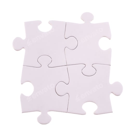 Preview: Four Puzzle pieces