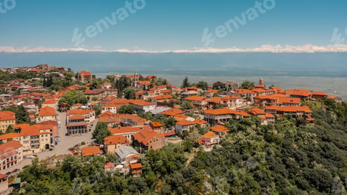 Preview: Aerial view of Sighnaghi