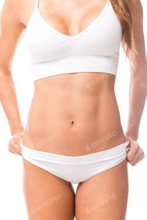 Vista previa: Cropped Sensuous Woman In Lingerie