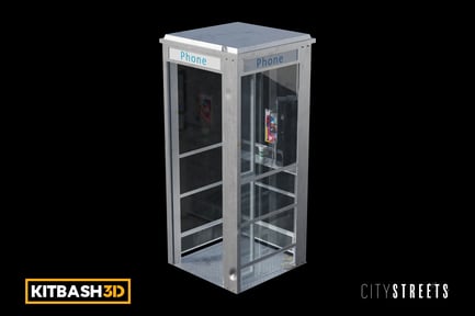 Preview: Kitbash: City Streets - Phone Booth A
