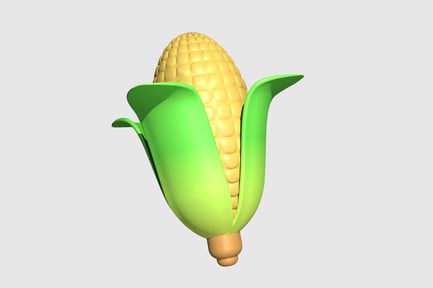 Preview: Corn 3D Illustration
