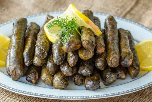 Preview: Traditional delicious Turkish foods; stuffed leaves (yaprak sarmasi)
