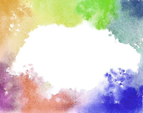 Preview: Colorful Watercolor Background with Space for Text