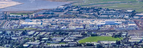 Preview: Aerial view of business area