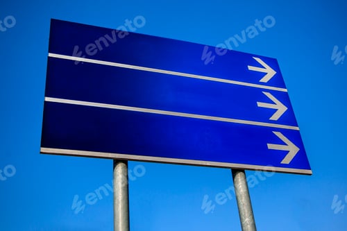 Preview: Empty street sign