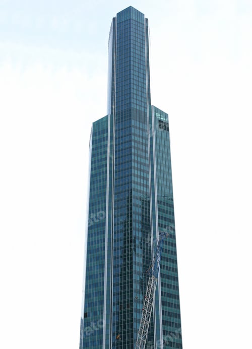 Preview: Modern buildings of glass and steel skyscrapers against the sky