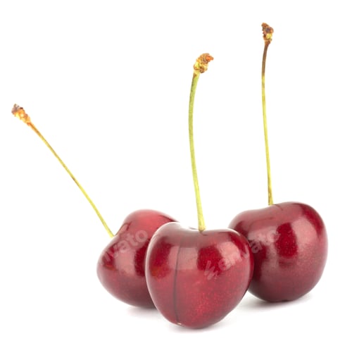 Preview: Cherry isolated on white background