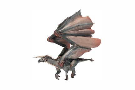 Preview: Winged dragon in flight