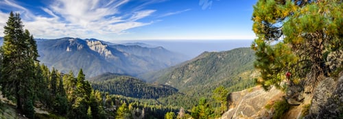 Preview: Panoramic landscape in Sequoia National Park