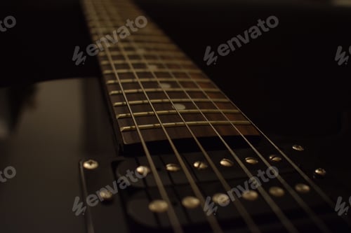 Preview: Guitar strings close up