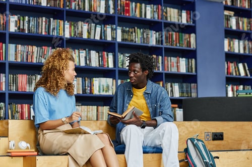 Preview: Couple of Students in Library
