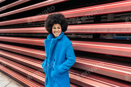 Preview: Happy Afro Girl Portrait