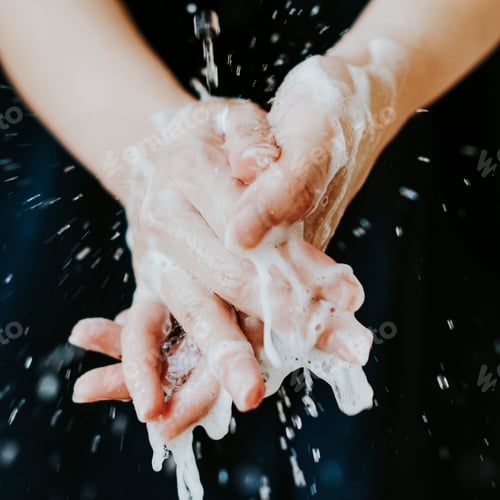 Preview: Washing hands under running water to prevent coronavirus contamination