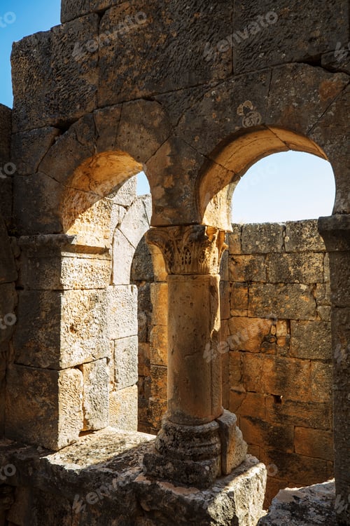 Preview: A view from the Ancient Alahan Monastery in Mut, Mersin, Turkey