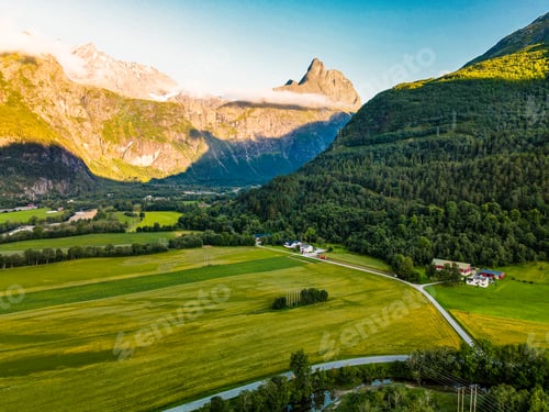 Preview: Rauma river valley near Soggebru camping, Norway