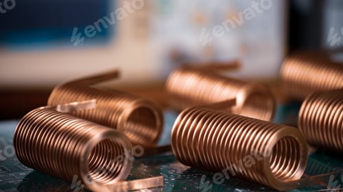 Preview: Close-up of twisted copper wire