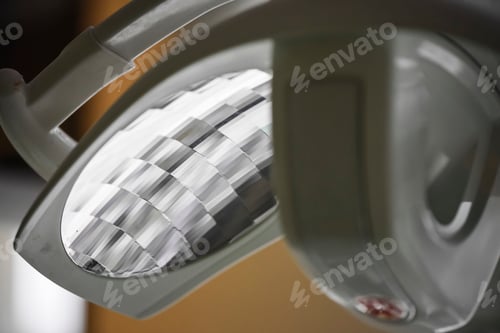 Preview: Dental Light Fixture in Close Up View