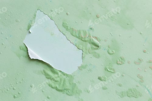 Preview: close-up of peeling painted wall, copy space