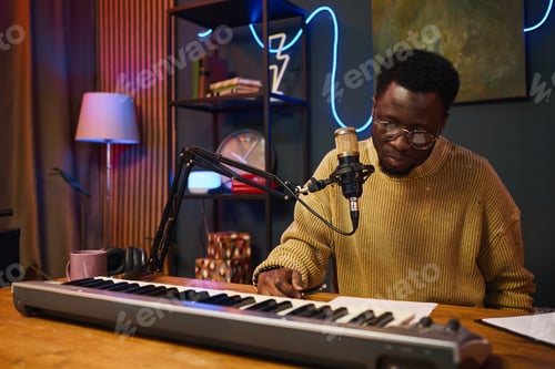 Preview: Man Reading Content Plan In Studio