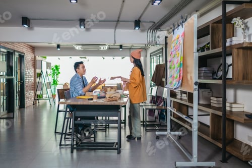 Preview: Startup Team Planning Product Development with Agile Task Board