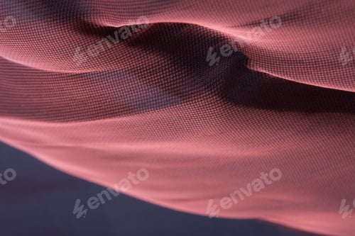 Preview: waves of satin silk close up