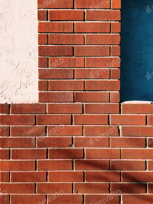 Visualização: Tijolo e estuque