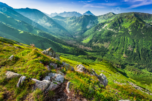 Preview: Beautiful dawn in the Tatras mountains, Poland, Europe
