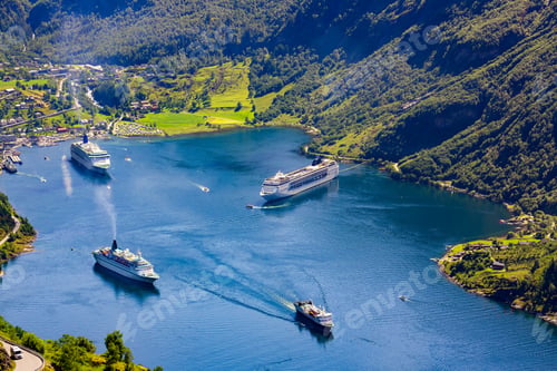 Preview: Geiranger fjord, Norway.