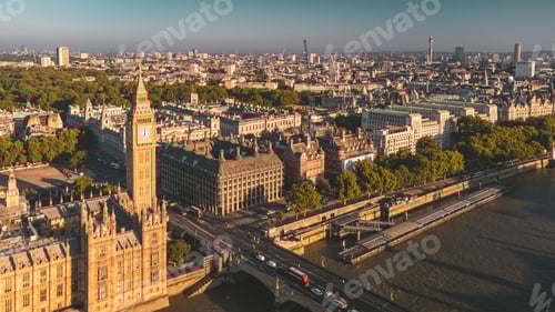Preview: Westminster Morning Drone Shot